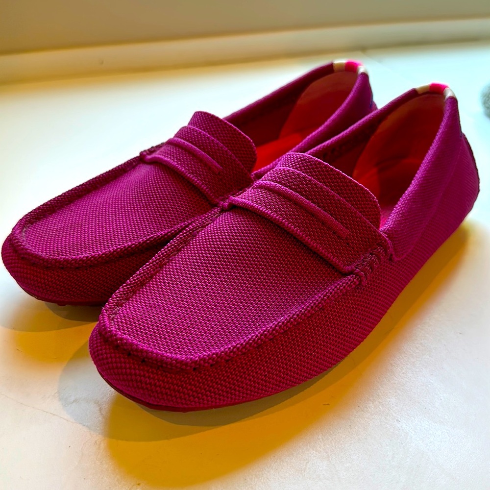 Rothy's Women The Driver Slip On Driving Loafers | Dragonfruit | Flats 7